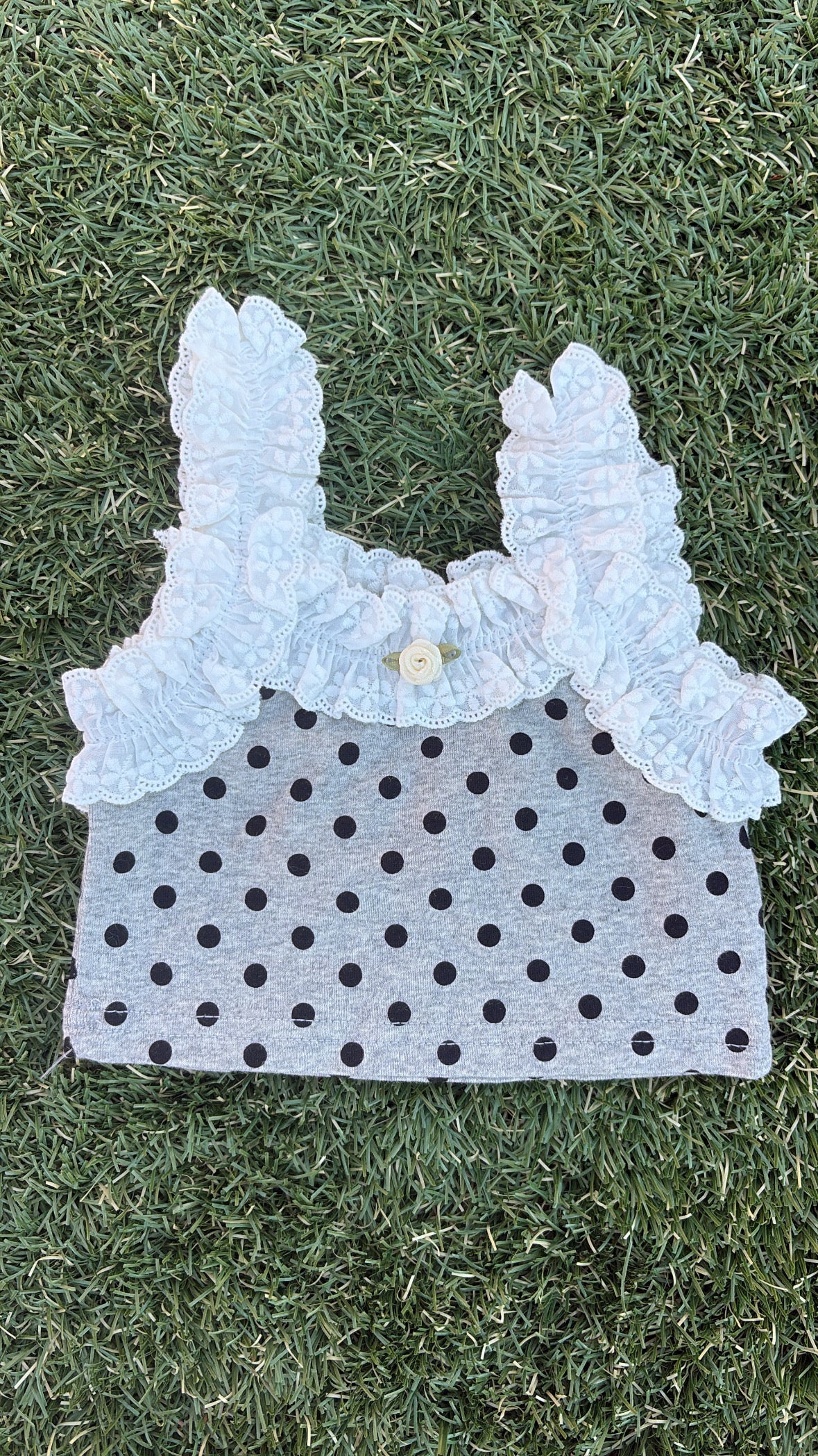 Tatum lace crop top