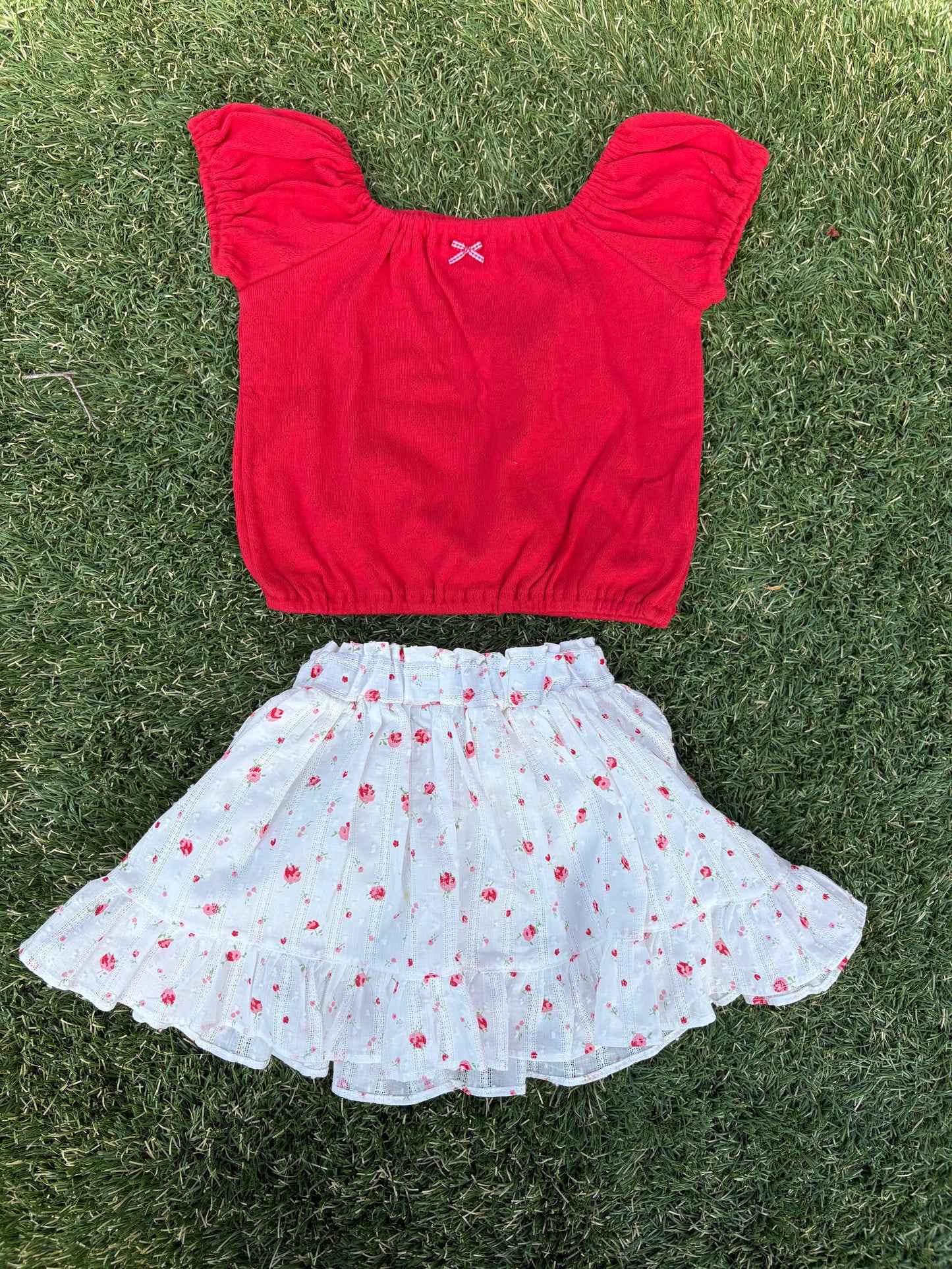 Poppy skirt set