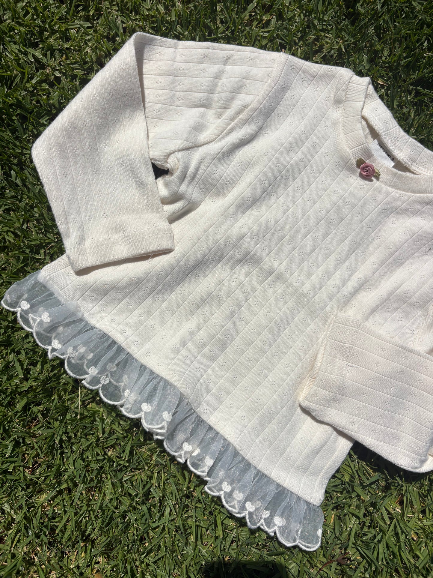 Kylie heart lace tee