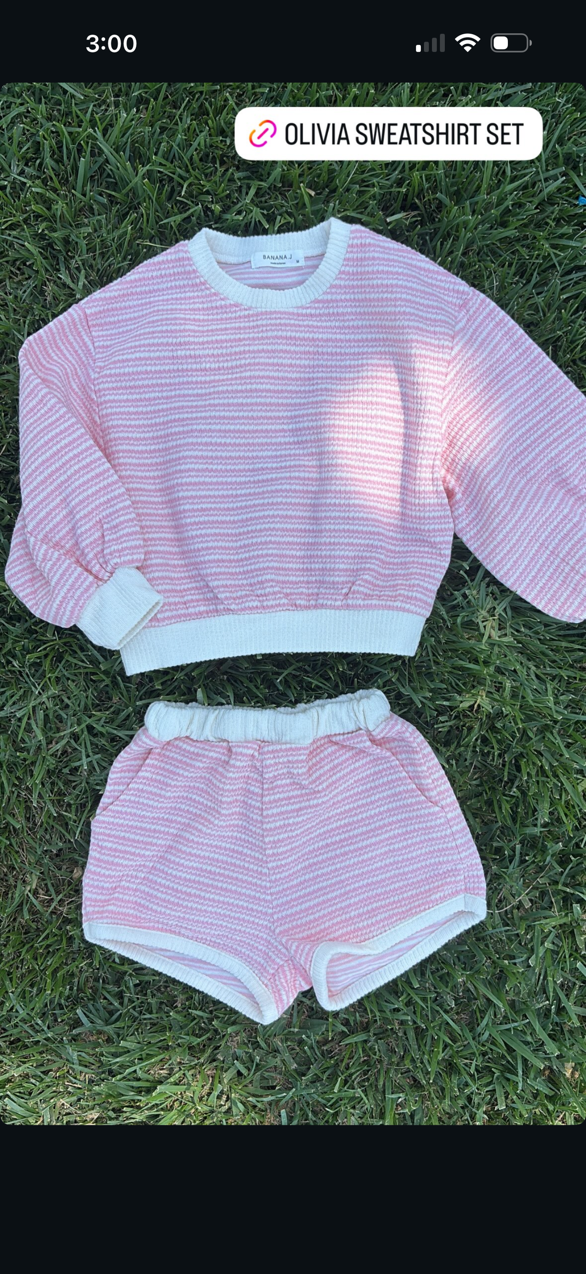 Olivia sweatshirt set