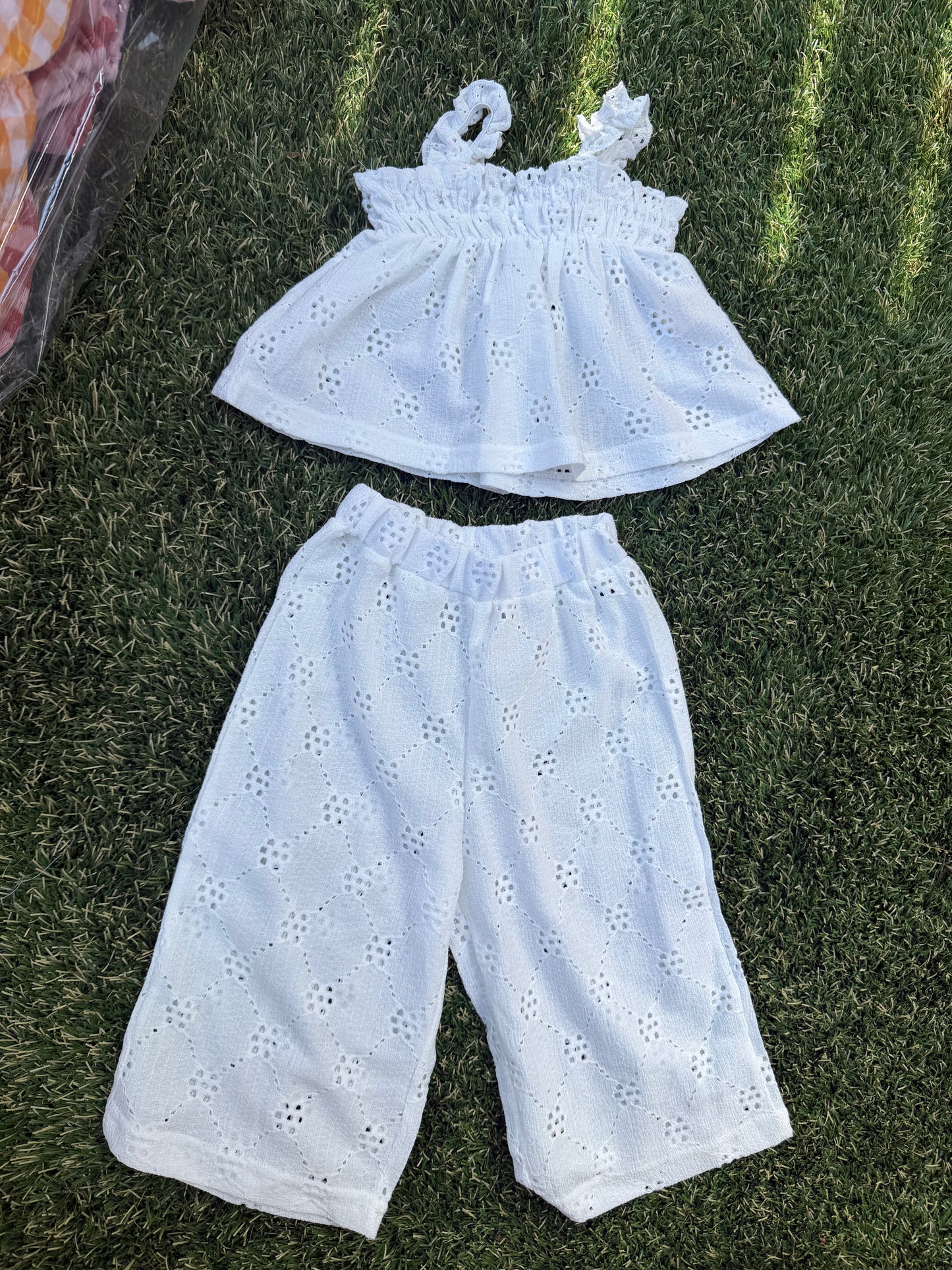 Eyelet Beach Baby Set