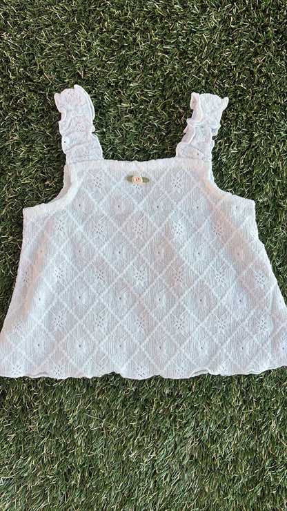 Sunday eyelet tank