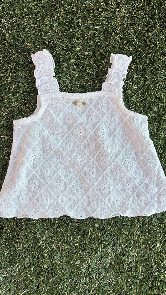 Sunday eyelet tank