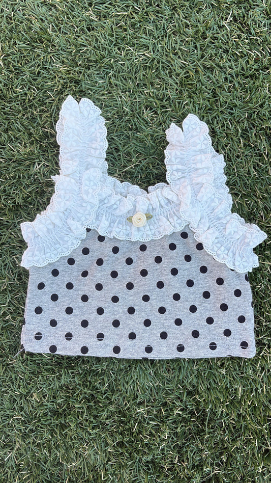 Tatum lace crop top