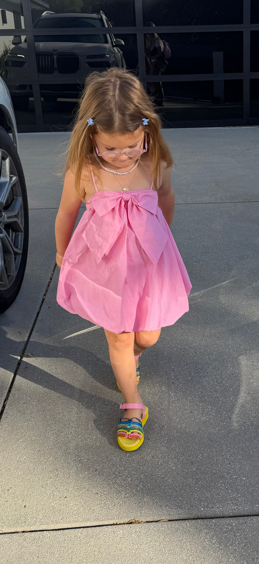 Bow bubble dress