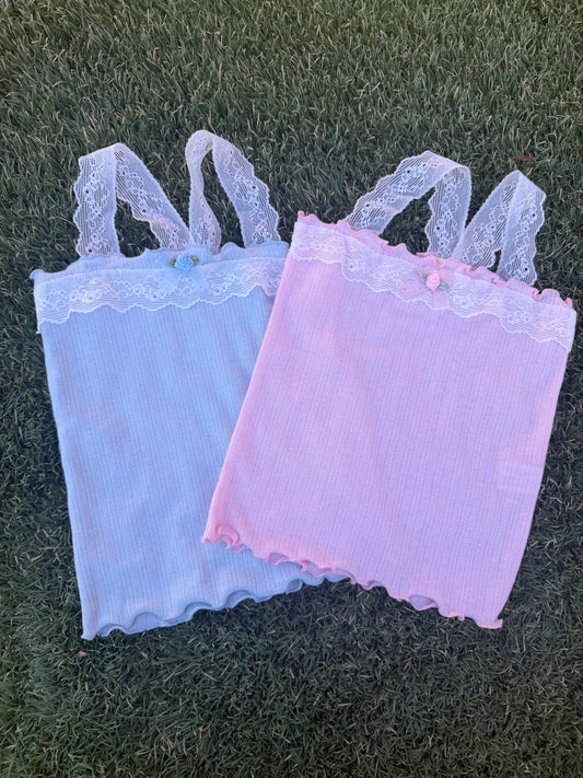 Lux lace tank
