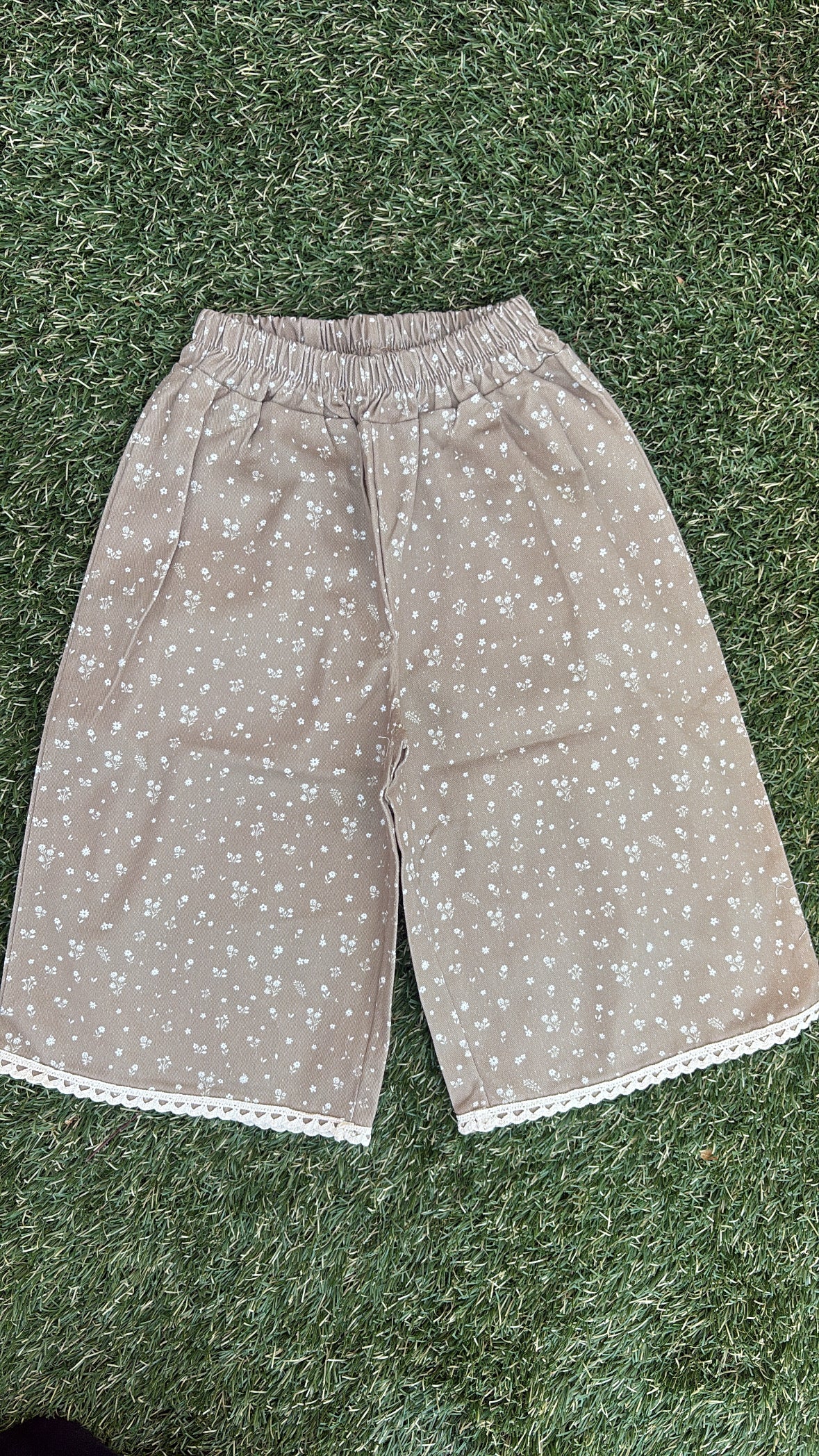 Nicolette Lace trim pant